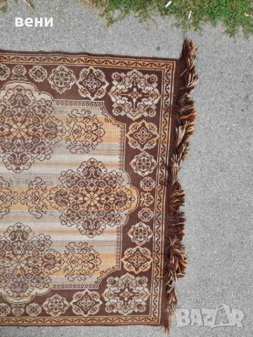 Стар вълнен килим , снимка 6 - Килими - 41338605
