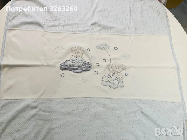 Памучни одеала за бебе 0-9м. , снимка 2 - Спално бельо и завивки - 56350573