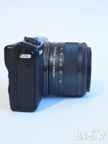 Фотоапарат Canon EOS M100 + обектив EF-M 15-45mm f/3.5-6.3 IS STM, снимка 4 - Фотоапарати - 53369182