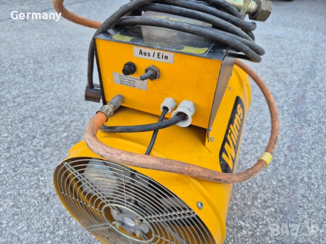 немски газов калорифер на газ wilms, снимка 10 - Котлони - 50553379