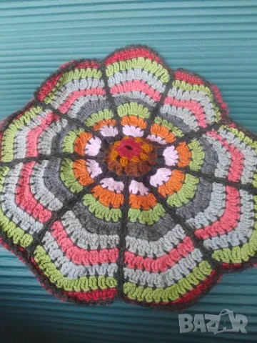 Столовка - битова плетена възглавница покривало за столове