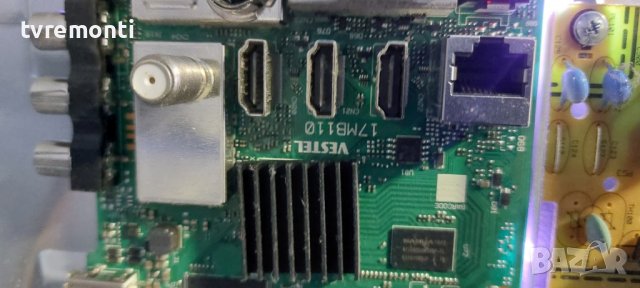 MAIN BOARD ,17MB110  for 43inc DISPLAY  for, TELEFUNKEN D43F287M4CW DISPLAY VES430UNDS-2D-N12, снимка 2 - Части и Платки - 39599661