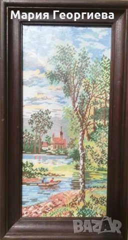гоблени 2 бр./ комплектовока на Казанлък, рамките са от дърво, включени в цената