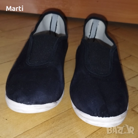 Domyos Детски обувки от плат черни гуменки за спорт, снимка 2 - Детски гуменки - 51921025