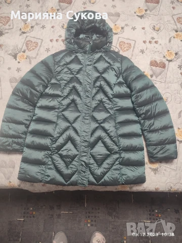 Зимно яке маслено зелено, снимка 2 - Якета - 50675619