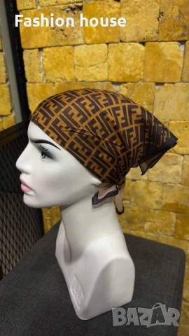 Fendi шал коприна, снимка 3 - Шалове - 53291242