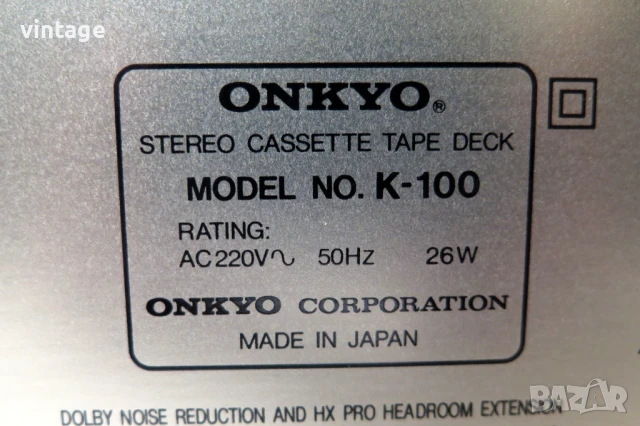 Onkyo K-100, снимка 9 - Декове - 50960049