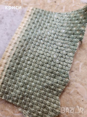 Изкуствена кожа за тапицерия зелен цвят, снимка 4 - Платове и дамаски - 42610421