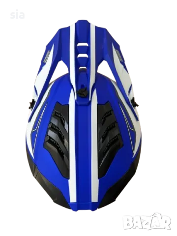 Кросова каска, 4 размера М и Л, синя, снимка 5 - Аксесоари и консумативи - 47544835