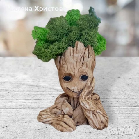 "Груд" със скандинавски мъх, снимка 4 - Декорация за дома - 42092711