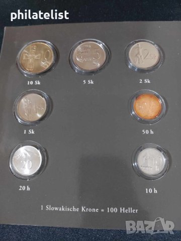 Комплектен сет - Словакия в крони и Евро серия 2009 от 1 цент до 2 евро, снимка 3 - Нумизматика и бонистика - 44328874