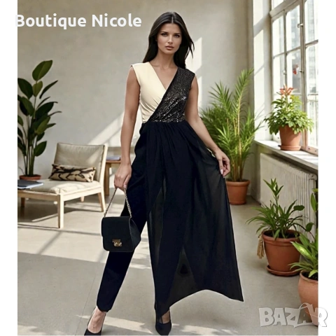 Елегантен гащеризон с пайети и пола , снимка 4 - Гащеризони - 53707643