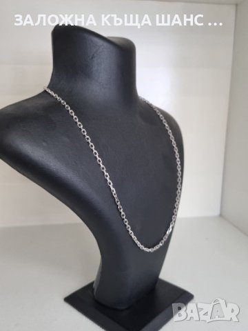 Старо сребърно синджирче 925 проба , снимка 5 - Колиета, медальони, синджири - 41425380