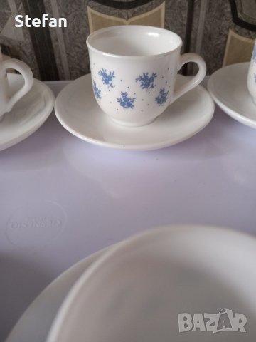 Френски сервиз за кафе - 8 чаши, снимка 3 - Антикварни и старинни предмети - 41245229