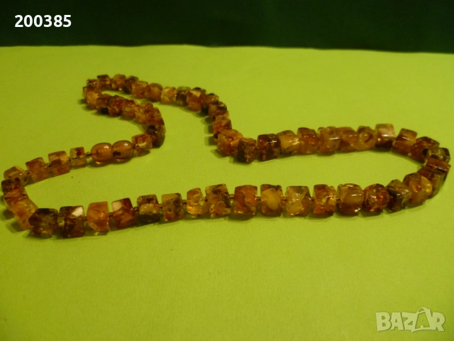 Луксозно колие от 100% естествен кехлибар - УНИСЕКС., снимка 4 - Колиета, медальони, синджири - 52587750