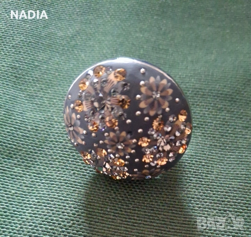 Пръстен с камъчета., снимка 2 - Пръстени - 53390745