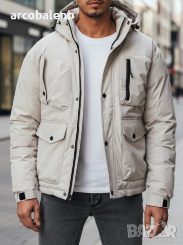 Мъжко зимно яке с качулка, 2цвята , снимка 9 - Якета - 52924040