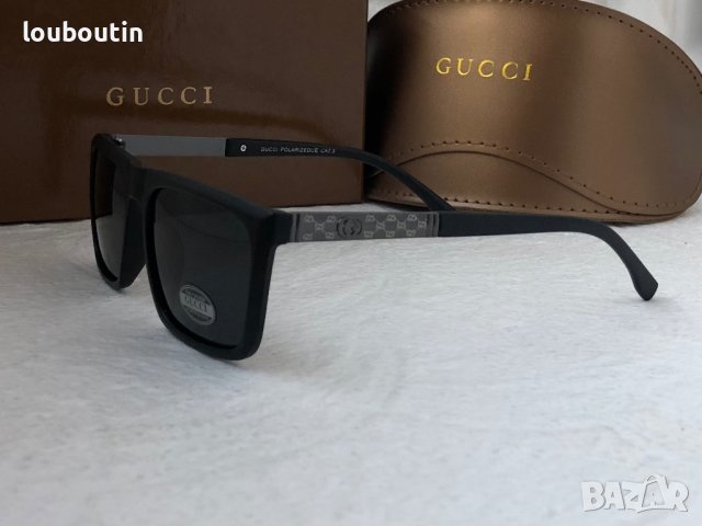 Gucci класически мъжки слънчеви очила с поляризация, снимка 9 - Слънчеви и диоптрични очила - 41742590