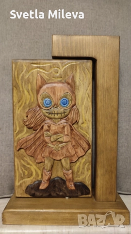 Дърворезба - съвременно изкуство в художествен, духовен и поп арт стил, снимка 11 - Декорация за дома - 52826281