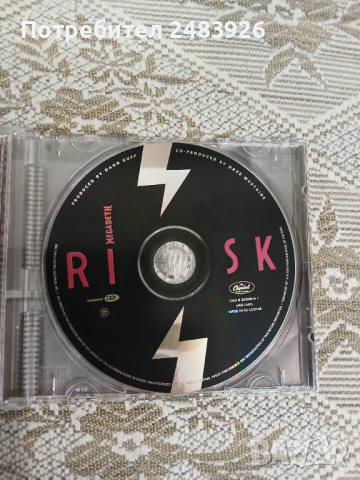 MEGADETH CD RISK, снимка 4 - CD дискове - 51717150