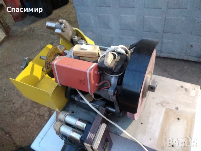 3 в 1 шмиргел, флекс и охлюв. Ел двигател 180 /60 w на 2800 /300 обр направена от мераклия на 220v, снимка 13 - Други машини и части - 56154598