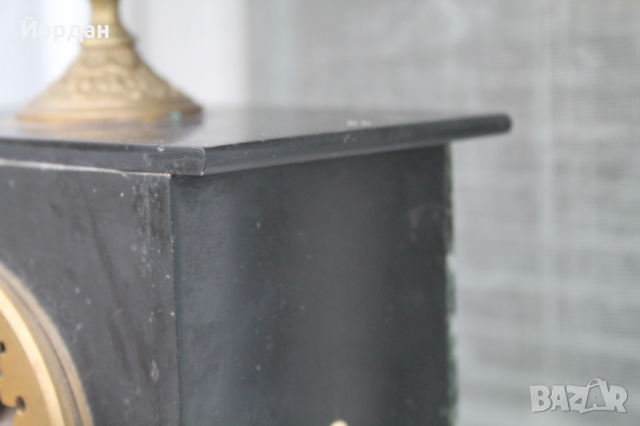 Френски настолен мраморен часовник , снимка 11 - Антикварни и старинни предмети - 44716447