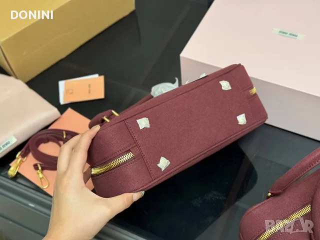 Miu Miu Belair Дамска чанта, кожа, снимка 3 - Чанти - 55974910