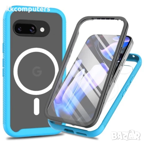 	Google Pixel 9a Magnetic /PC + TPU /PET Screen Удароустойчив Калъф и Протектор, снимка 9 - Калъфи, кейсове - 51122386