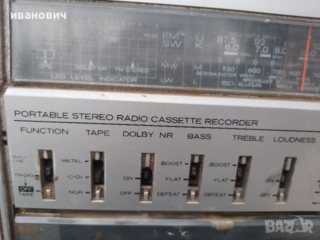 радиокасетофон  ХИТАЧИ  FTZ 11 646, снимка 7 - Радиокасетофони, транзистори - 44925532
