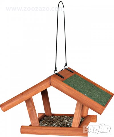 Trixie - външна дървена хранилка за Птици 30 × 18 × 28 см. - Модел: 5568