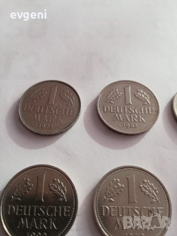 лот монети от една дойче марка, снимка 5 - Нумизматика и бонистика - 42125350