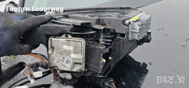 Ляв оригинален фар (счупен) Audi A5 2017 г. за части, снимка 4 - Части - 53520956