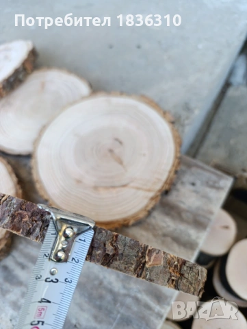 Дървени шайби бор, снимка 5 - Декорация за дома - 53583812