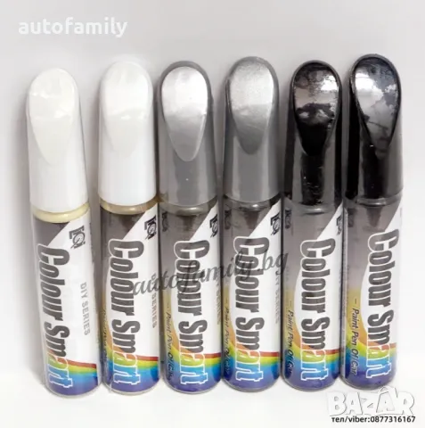 Коректор за автомобилна боя Kia 6 цвята 12ml, снимка 1