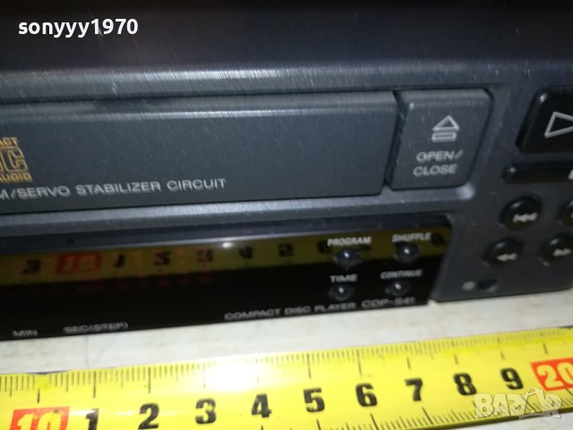 SONY CDP-S41 MADE IN JAPAN-ВНОС GERMANY LN2208231048, снимка 9 - Ресийвъри, усилватели, смесителни пултове - 41929529