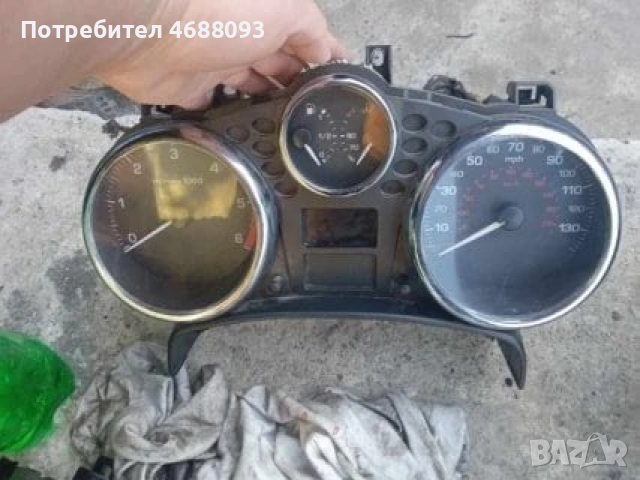  Табло километраж за Пежо 207 1.6 HDI 90k.с 2008г хечбег 
