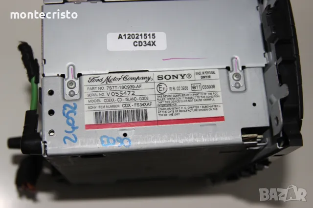 CD RADIO AUX MP3 Ford Mondeo MK4 (2007-2010г.) 7S7T18C939AF / 7S7T-18C939-AF касетофон Мондео Sony, снимка 5 - Аксесоари и консумативи - 47517469