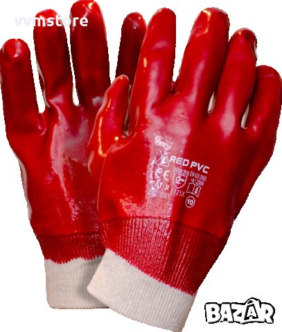 Работни ръкавици от PVC , снимка 1 - Други стоки за дома - 41540984