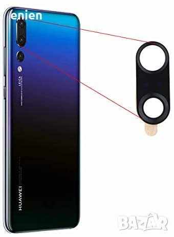 Стъкло за задна камера за Huawei P20 Lite, снимка 1 - Резервни части за телефони - 35895698