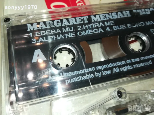 MARGARET MENSAH-ORIGINAL TAPE 1103251717, снимка 5 - Аудио касети - 49452356