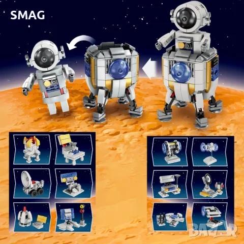 Космически строителни части Конструктор MYSTERY BOX S_1240326, снимка 2 - Конструктори - 49271522