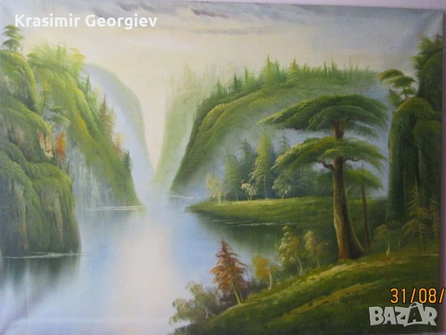 -20 % Картини репродукции на световно известни художници с маслени бои върху платно, снимка 16 - Картини - 47916144