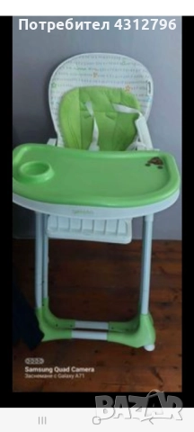 Използвано 2,3 пъти 3позиции на височина става и в легнало положение, снимка 3 - Столчета за хранене - 52677715