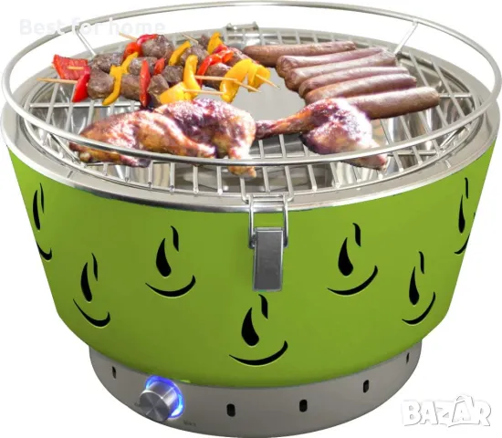 Преносимо барбекю на дървени въглища Activa Airbroil с активна вентилация, неръждаема стомана, снимка 2 - Скари - 50324802