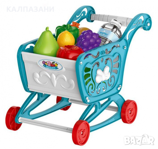 Игрален комплект Bowa - Супермаркет с количка за пазаруване 931929, снимка 3 - Други - 36127696