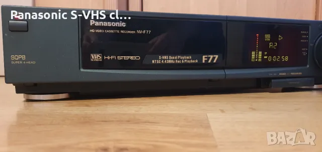 Panasonic NV-F77 VCR-VHS Hi-Fi stereo recorder, снимка 8 - Плейъри, домашно кино, прожектори - 48105773