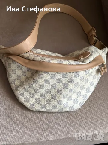 Уникална нова чанта плик клъч тип банан Louis Vuitton LV 