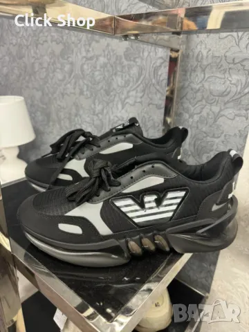 Мъжки маратонки Emporio Armani Реплика ААА+, снимка 2 - Маратонки - 47696452
