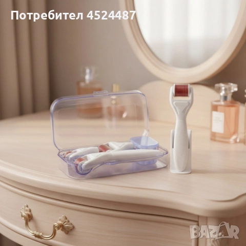 Масажор за лице, 4 в 1 с три ролки за масаж