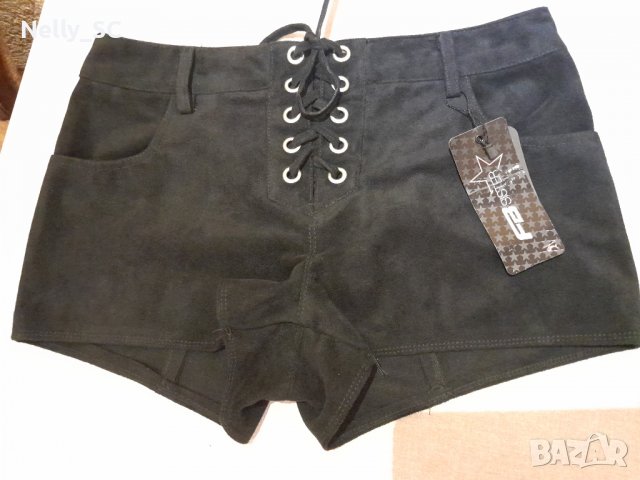 Велурени къси панталони FB Sister, снимка 3 - Къси панталони и бермуди - 39341666